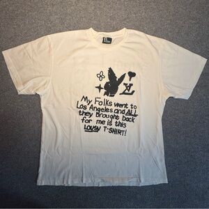 Megayacht Rare Men’s Large LVxChanel Graphic White T-Shirt